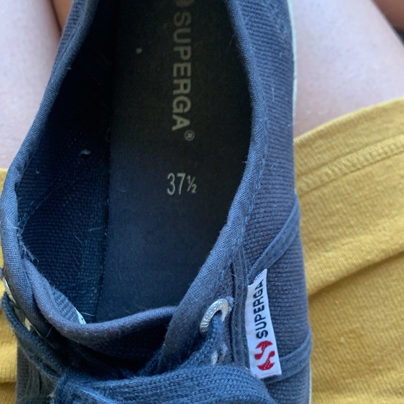 SUPERGA Classic Casual Sneakers Navy - Picture 4 of 4